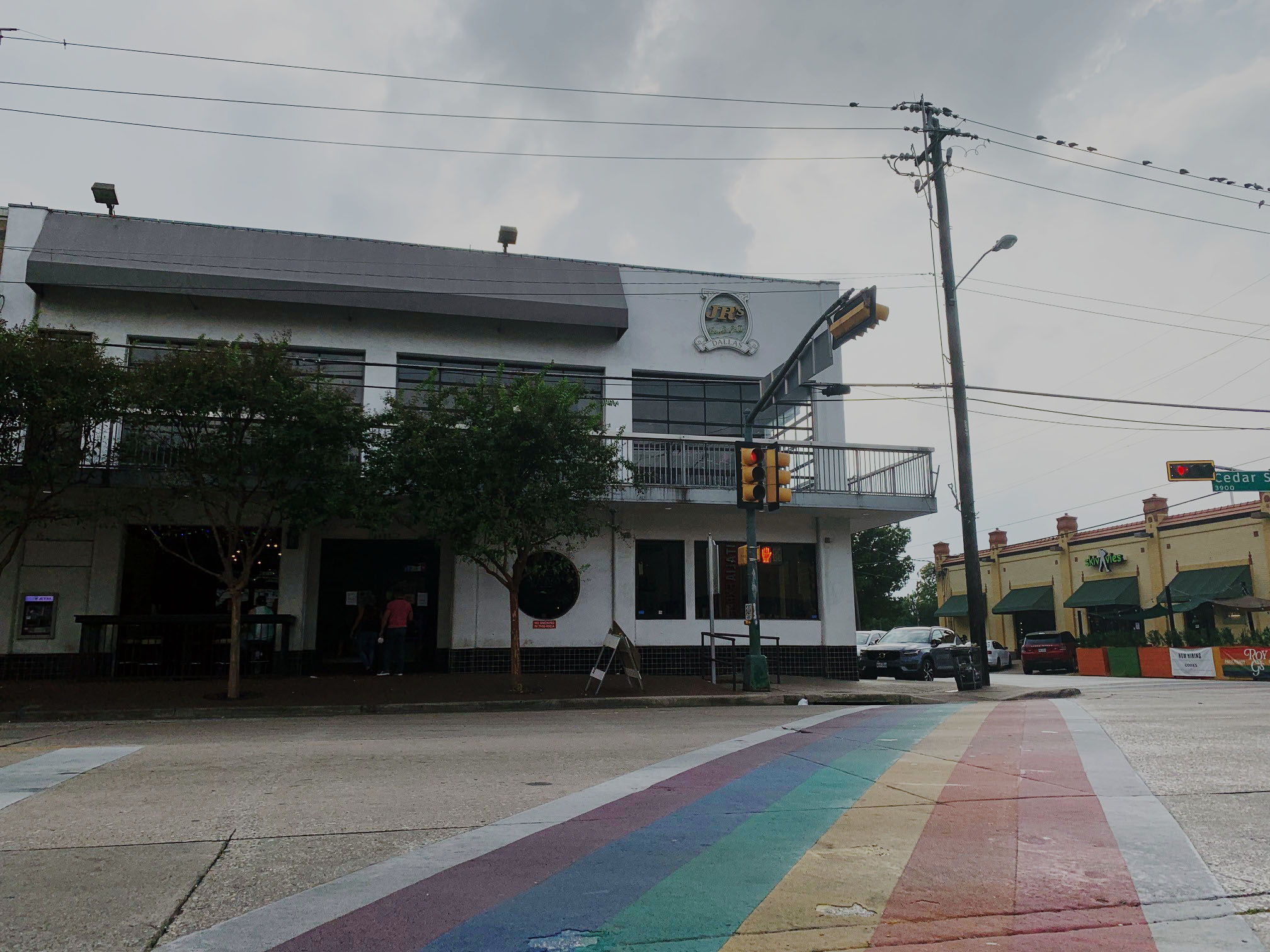 JR's Bar & Grill on the corner of Cedar Springs and Throckmorton
